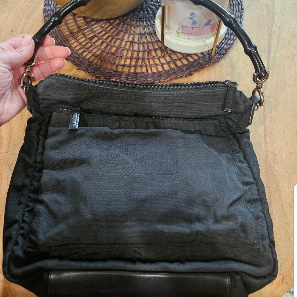 Gucci Black Bamboo Bag